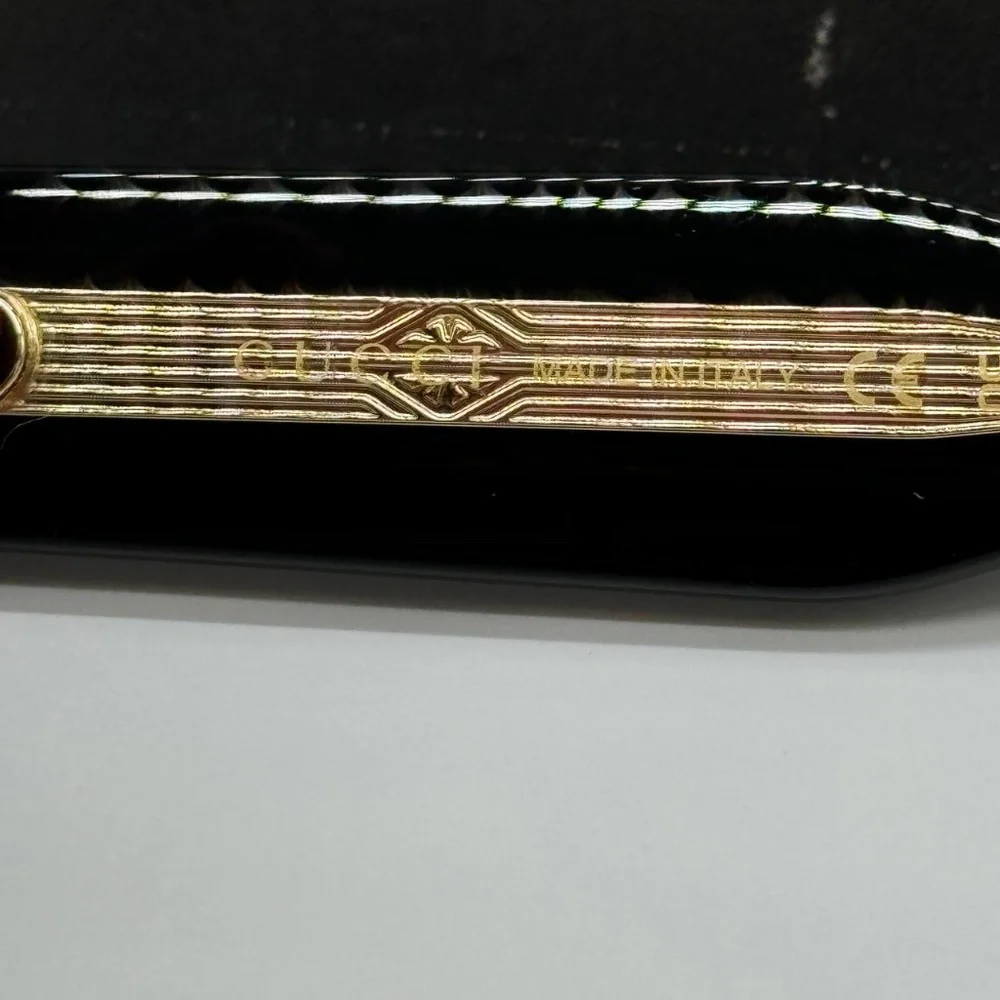 NEW GG1527S 001 GUCCI BLACK GREY OVAL WOMEN GUCCI SUNGLASSES - Picture 10 of 12